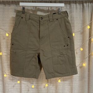 Zara Women's Olive Cargo Shorts